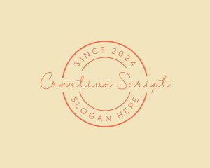 Minimalist Script Beauty logo design