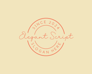 Minimalist Script Beauty logo design