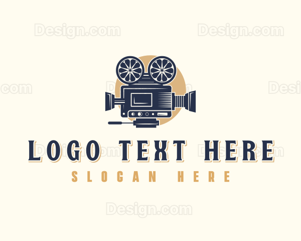 Cinema Film Camera Logo