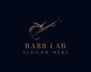 Bassist Guitarist Musician logo