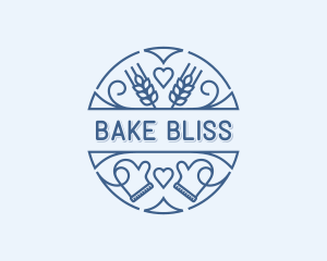 Baker Baking Mitts logo design