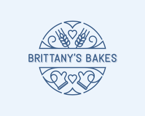 Baker Baking Mitts logo design