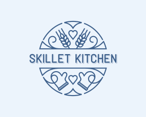 Baker Baking Mitts logo design