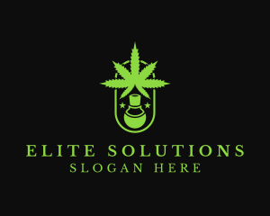 Cannabis Drug Medicine Logo