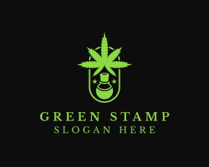 Cannabis Drug Medicine logo design