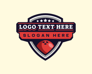 Bowling League Sports logo design