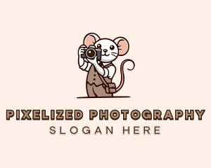 Photographer Mouse Camera logo design