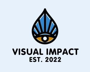 Eye Tarot Tear Drop logo design