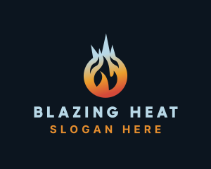 Industrial Heating Gas logo design