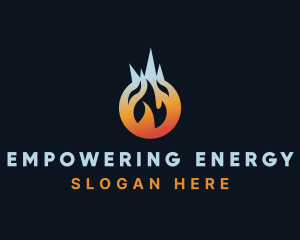 Industrial Heating Gas logo design