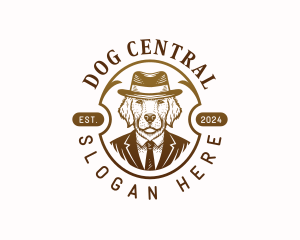 Dog Pet Grooming logo design