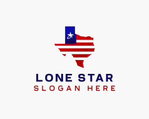 Star Texas Map logo