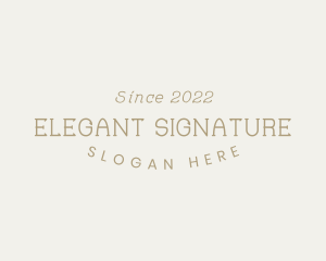 Classic Elegant Business logo design