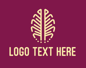 Exotic Plant Leaf logo