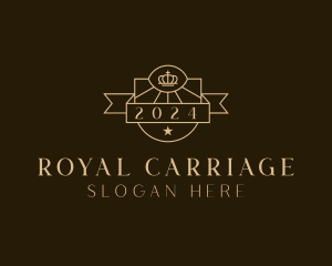 Royal Wedding Crown logo design