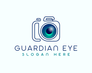 Camera Photography Lens logo design