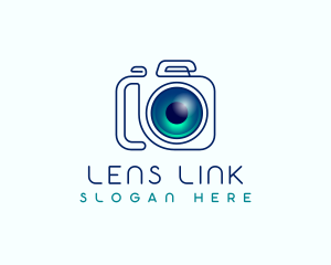 Camera Photography Lens logo design