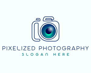 Camera Photography Lens logo design