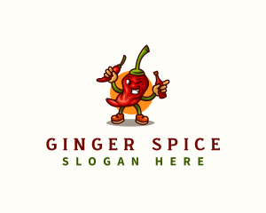 Spicy Chili Sauce logo design