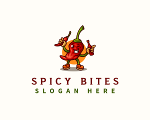 Spicy Chili Sauce logo design