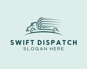 Delivery Truck Transport logo design