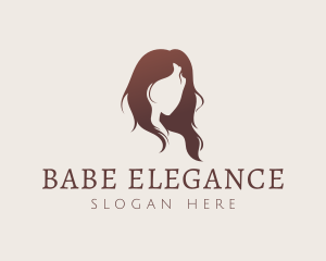 Elegant Woman Hair logo design