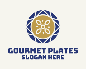 Ceramic Plate Pattern logo design