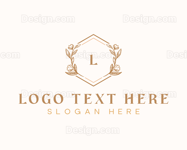 Elegant Wedding Floral Logo