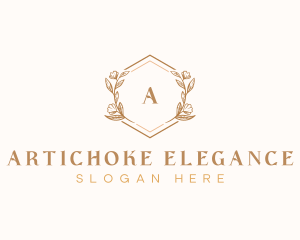 Elegant Wedding Floral logo design