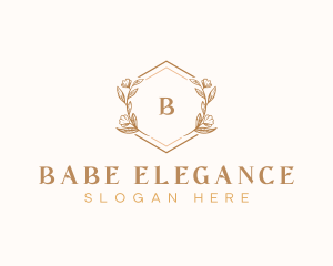 Elegant Wedding Floral logo design