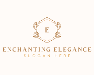 Elegant Wedding Floral logo design