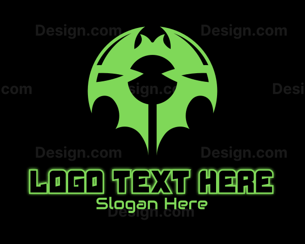 Gaming Bat Shuriken Logo