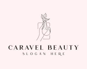 Beauty Wellness Florist logo design