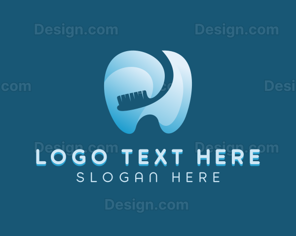 Toothbrush Tooth Hygiene Logo