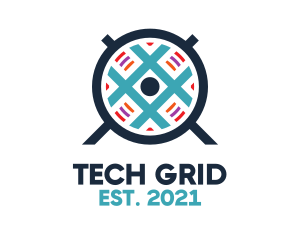 Blue Grid Fan logo