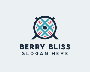 Blue Grid Fan logo design