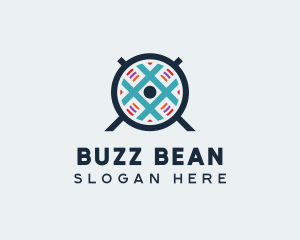 Blue Grid Fan logo design