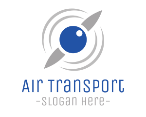 Aircraft Propeller Wind logo design