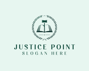 Judge Courthouse Gavel logo