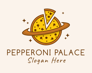 Mushroom Pizza Planet logo design