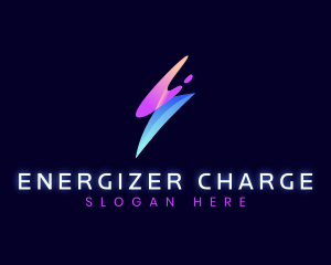 Motion Electric Lightning Bolt logo design