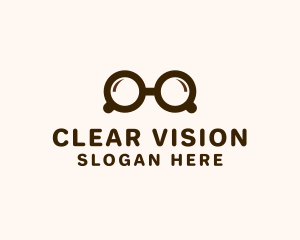 Coffee Geek Eyeglasses logo design