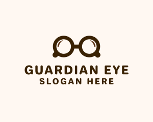 Coffee Geek Eyeglasses logo design