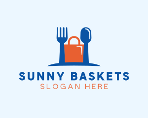 Fork Spoon Shopping Bag logo