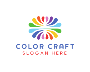 Colorful Flower Paint logo