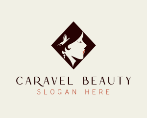 Woman Beauty Jewelry logo design