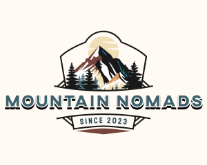 Mountain Peak Travel logo design