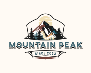 Mountain Peak Travel logo design