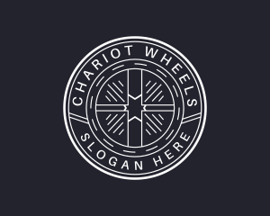 Hipster Auto Wheel logo design