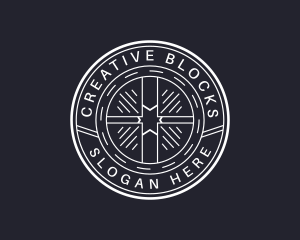 Hipster Auto Wheel logo design